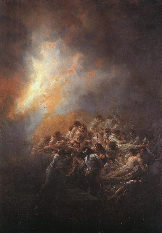 Francisco de Goya The Fire China oil painting art